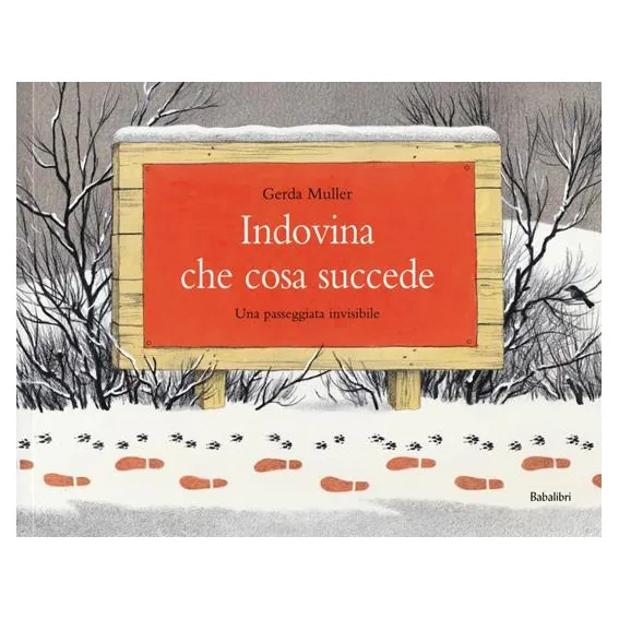 Babalibri Una passeggiata invisibile libro illustrato 4 anni