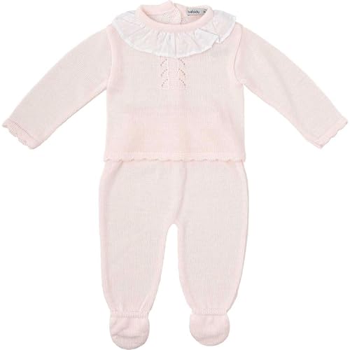 Babidu completino neonata maglia e ghetta rosa 3 mesi