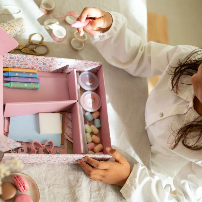 Little Dutch Creative Box XL kit creativo rosa