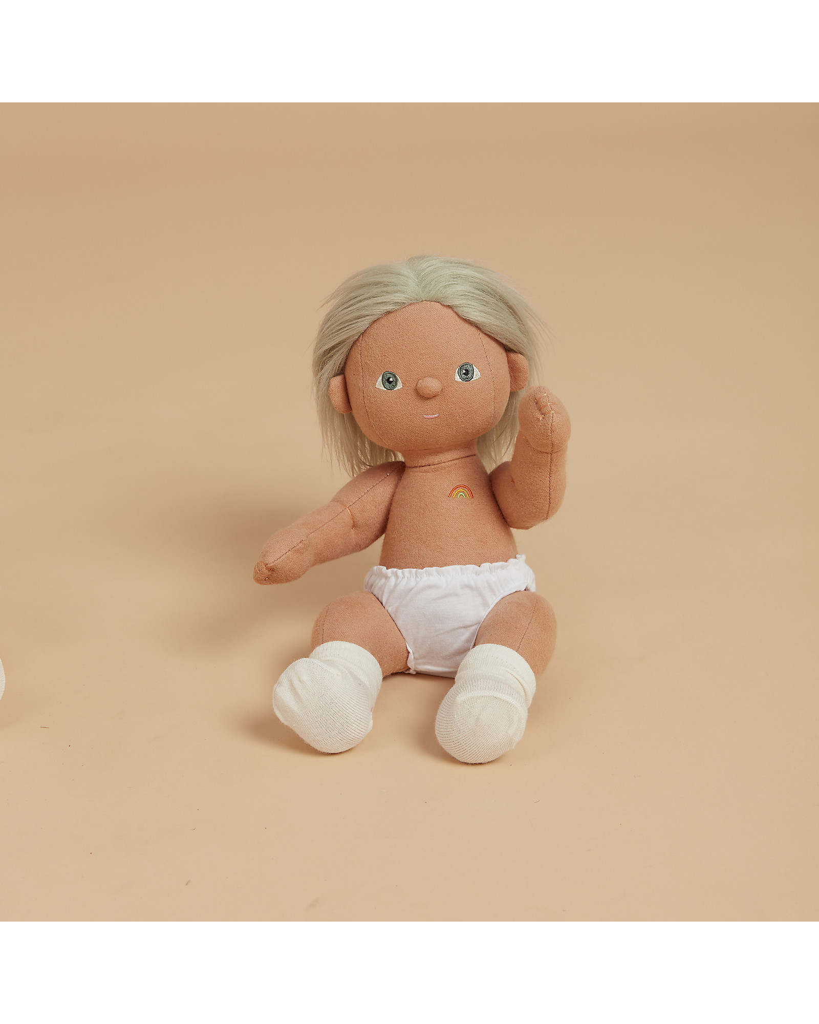 Olli Ella Dinkum Dolls Cricket bambola stoffa con vestito