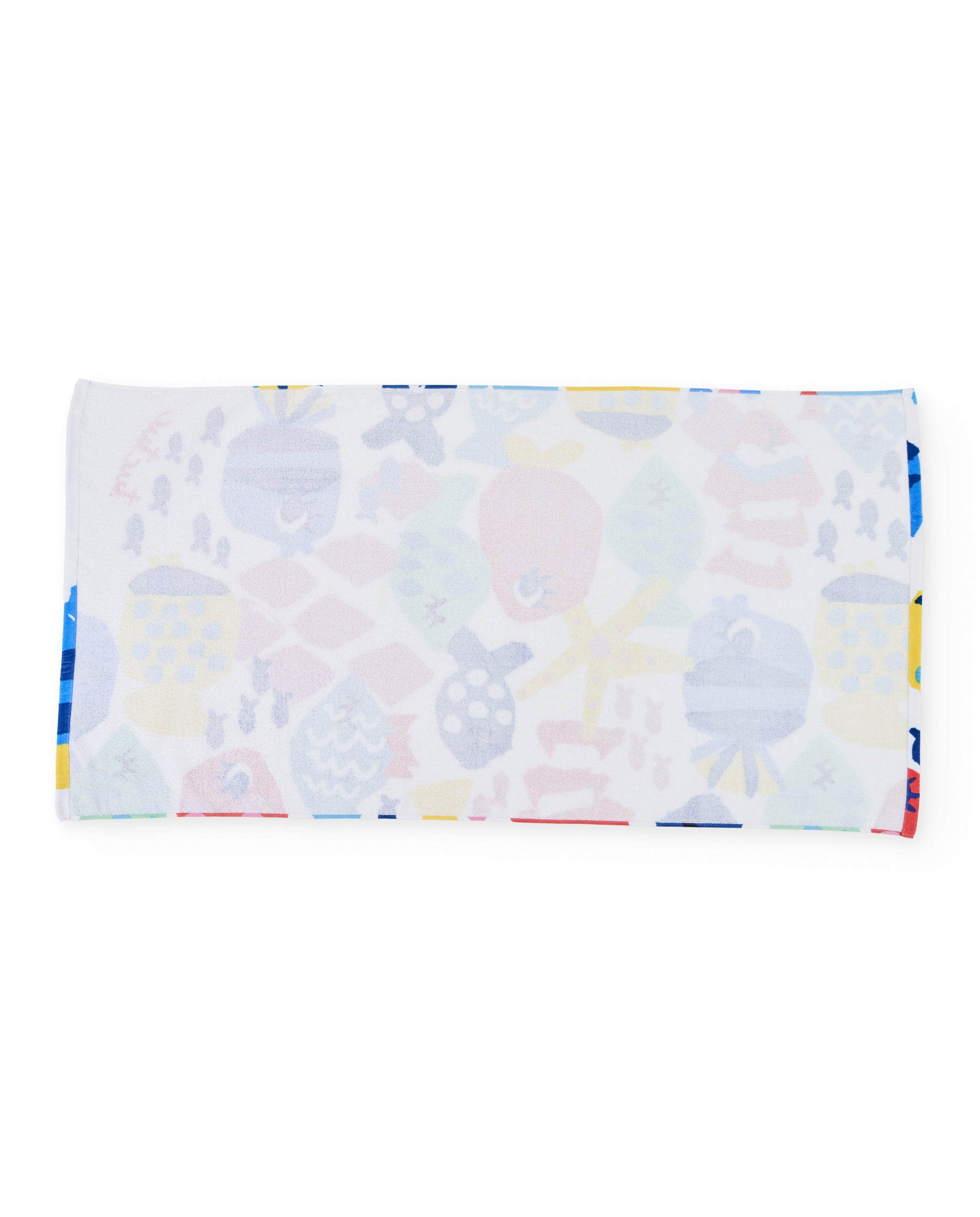 Tuc Tuc telo mare bimba pesci multicolore cotone