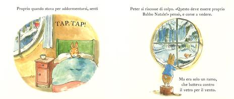 Beatrix Potter Il Regalo di Natale libro cartonato Peter Coniglio