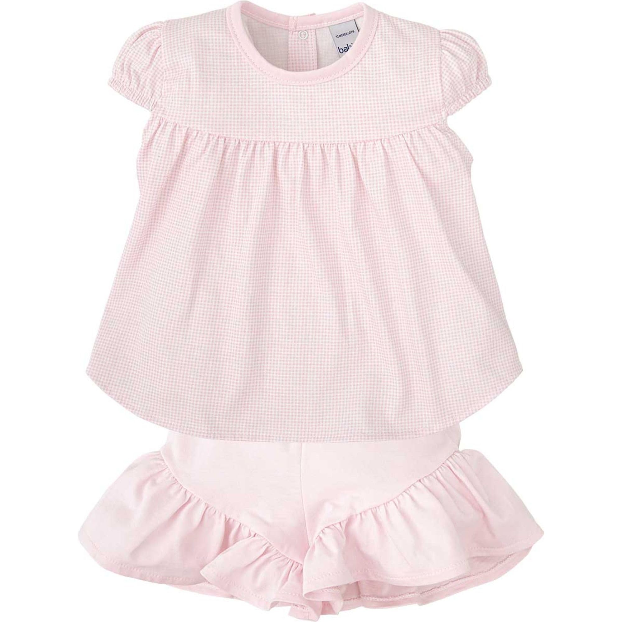 Babidu completo bambina 6 anni maglia e gonna vichy