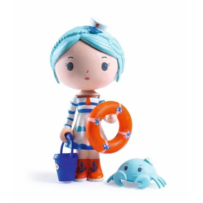 Djeco Tinyly Marinette & Scouic figura vinile snodata