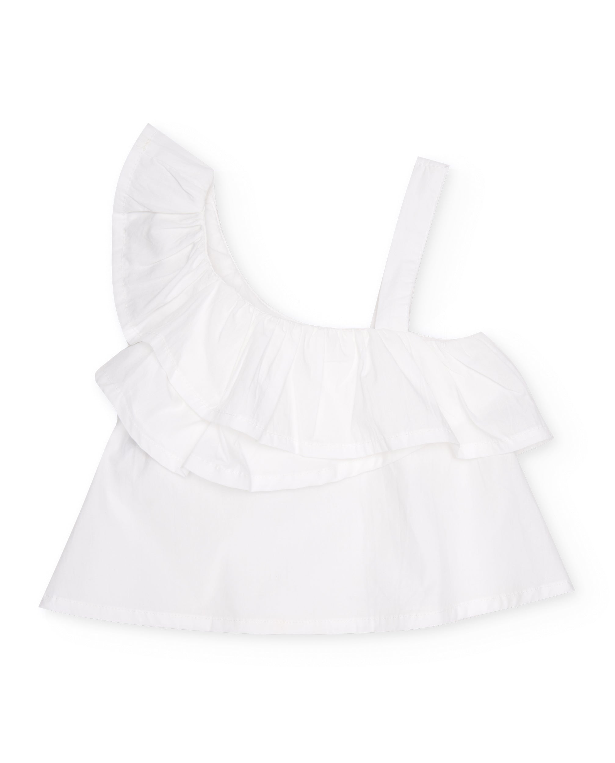 Tuc tuc camicetta bimba volant bianca