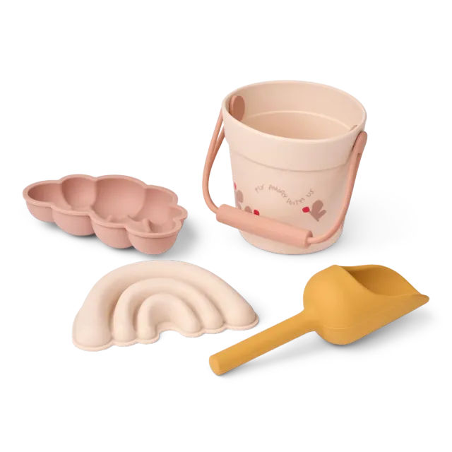 Liewood Mini Butterfly set spiaggia silicone 4 pezzi