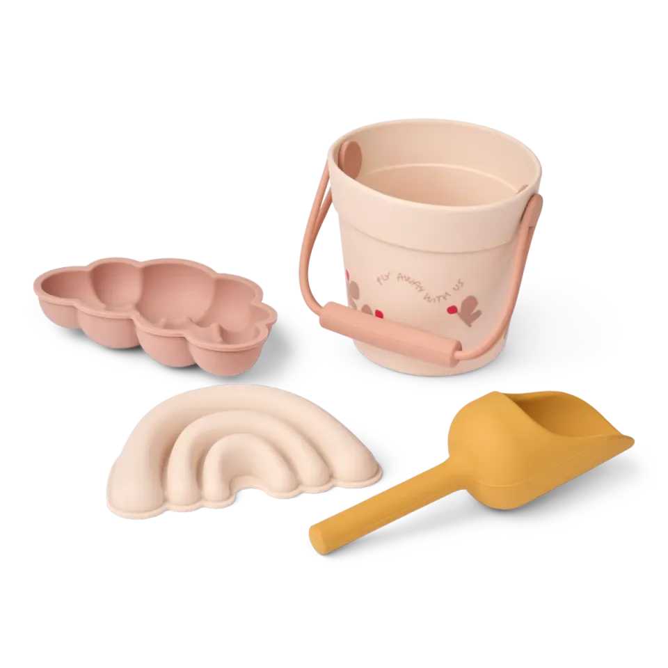 Liewood Mini Butterfly set spiaggia silicone 4 pezzi