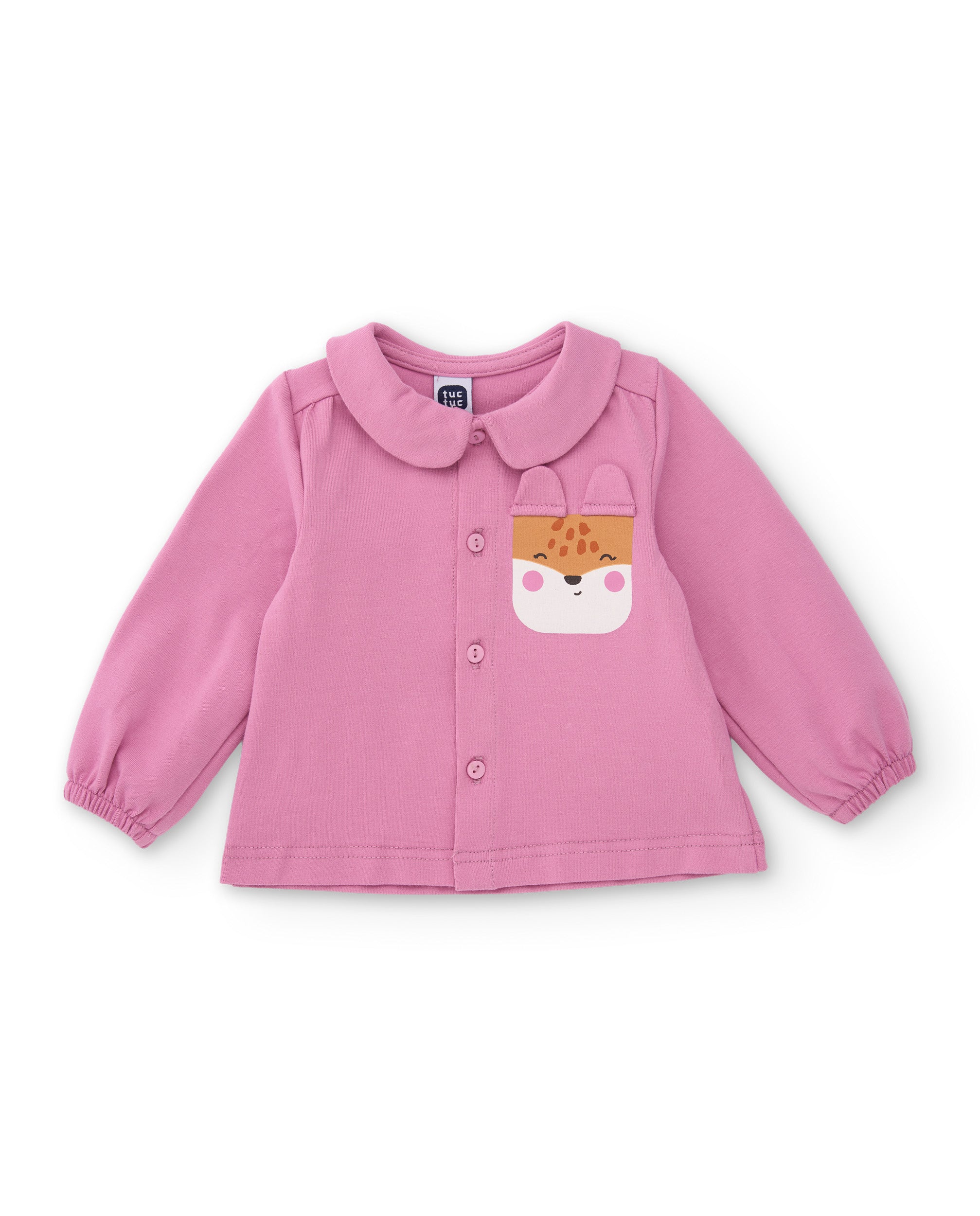 Tuc tuc set maglina neonata rosa gonna scozzese