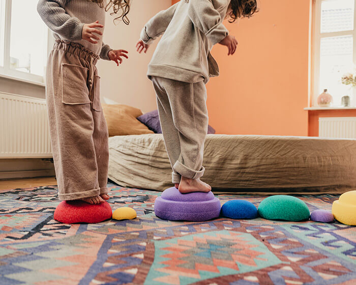 Stapelstein Inside Rainbow Classic set 6 ciotole