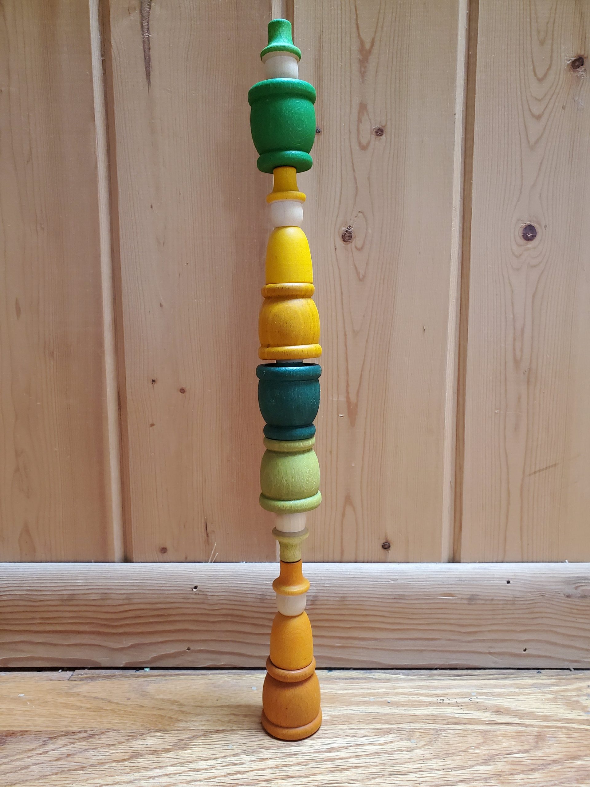 Grapat Nins Wizards omini legno arcobaleno 12 pezzi