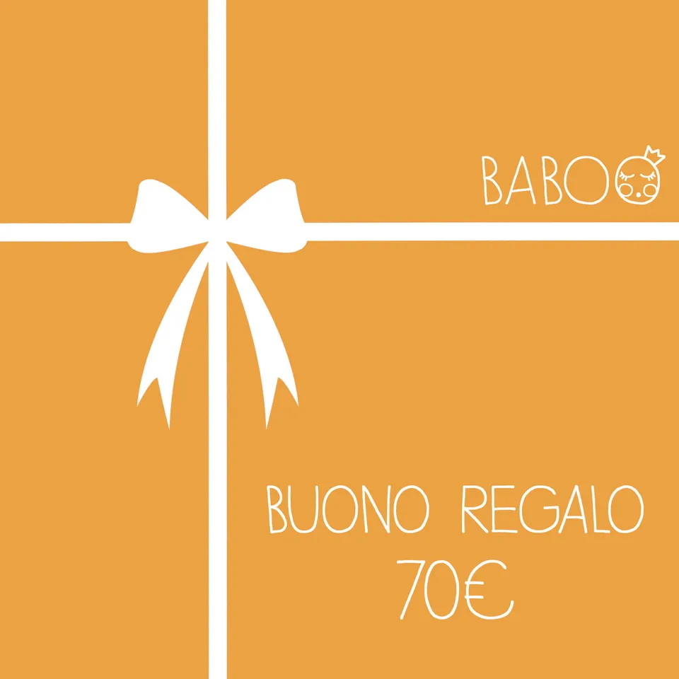 Baboo Buono regalo 70 euro PDF 12 mesi