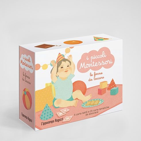 L’Ippocampo Piccoli Montessori Forme cofanetto tattile bimbi