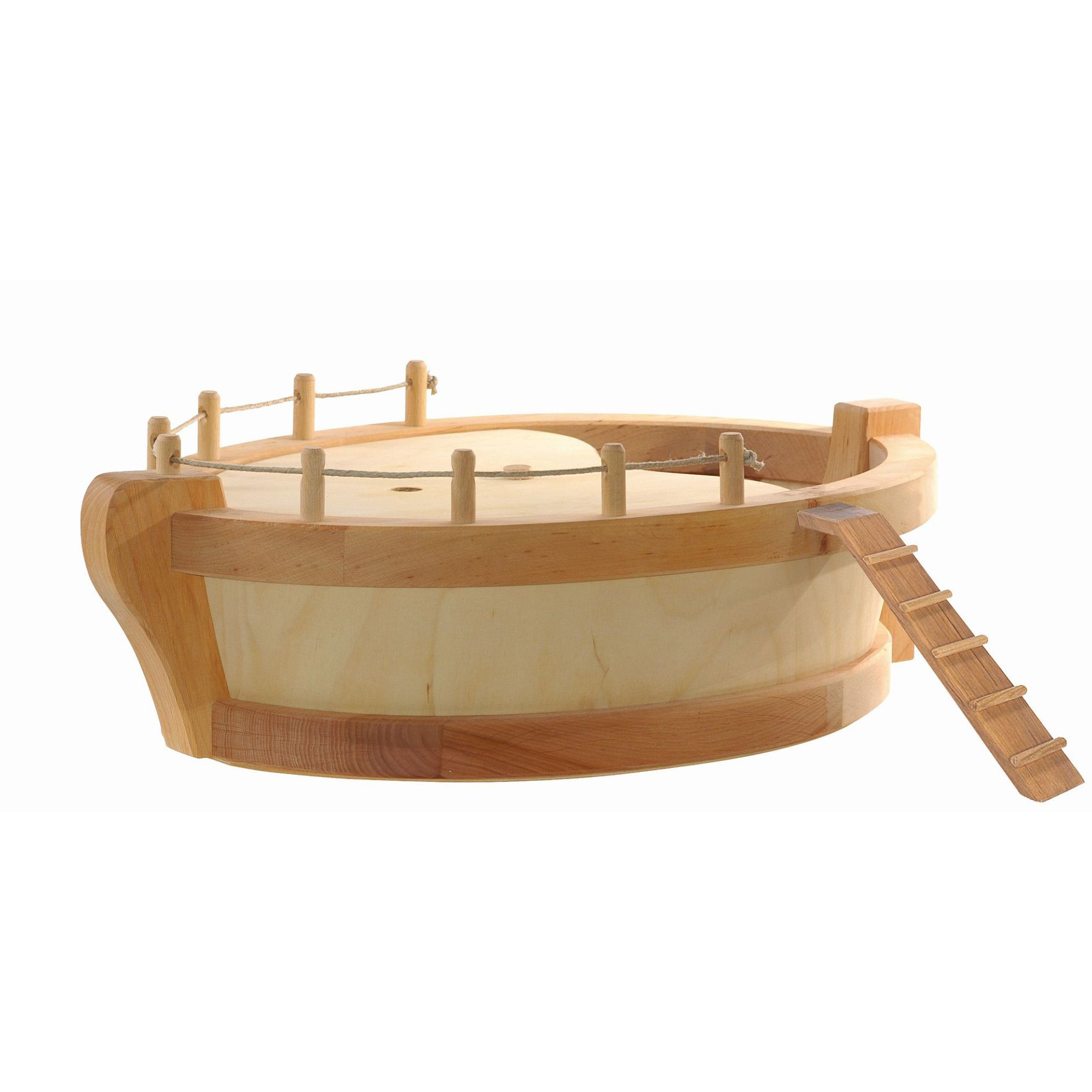 Ostheimer Base vascello arca legno con scala