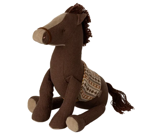 Maileg Pony Piccolo pupazzo in cotone marrone 17 cm