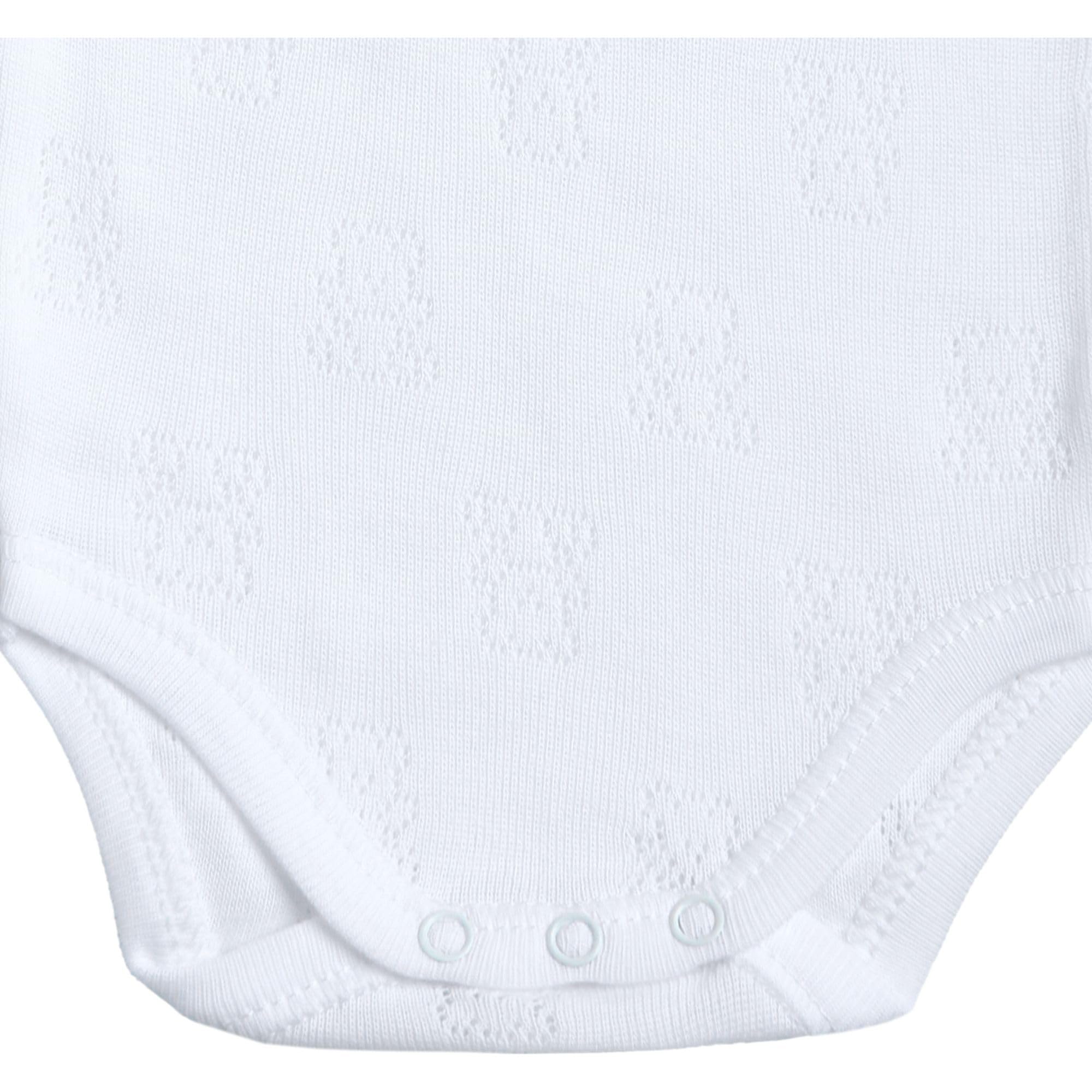 Babidu Body Manica Corta Cotone Traforato Orsetto 2-3 Anni