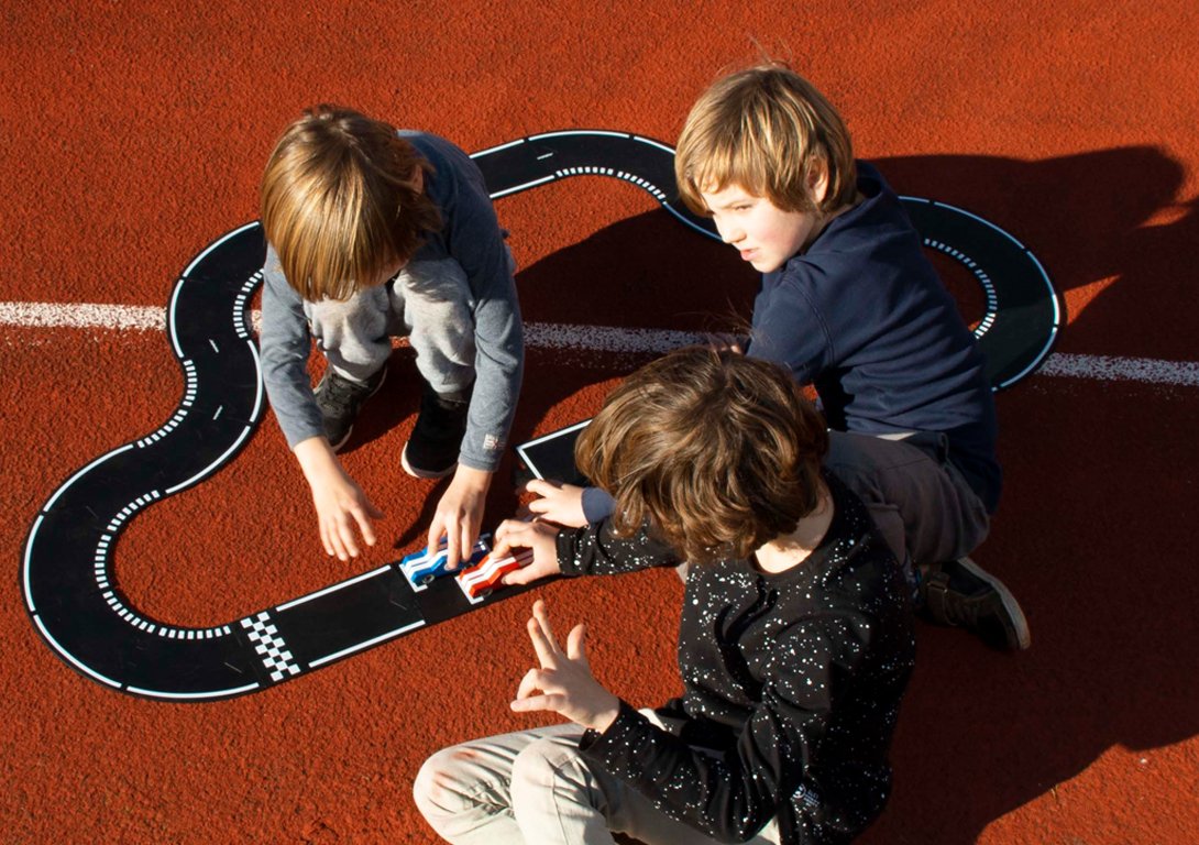 Waytoplay Grand Prix pista macchinine flessibile 24 pezzi