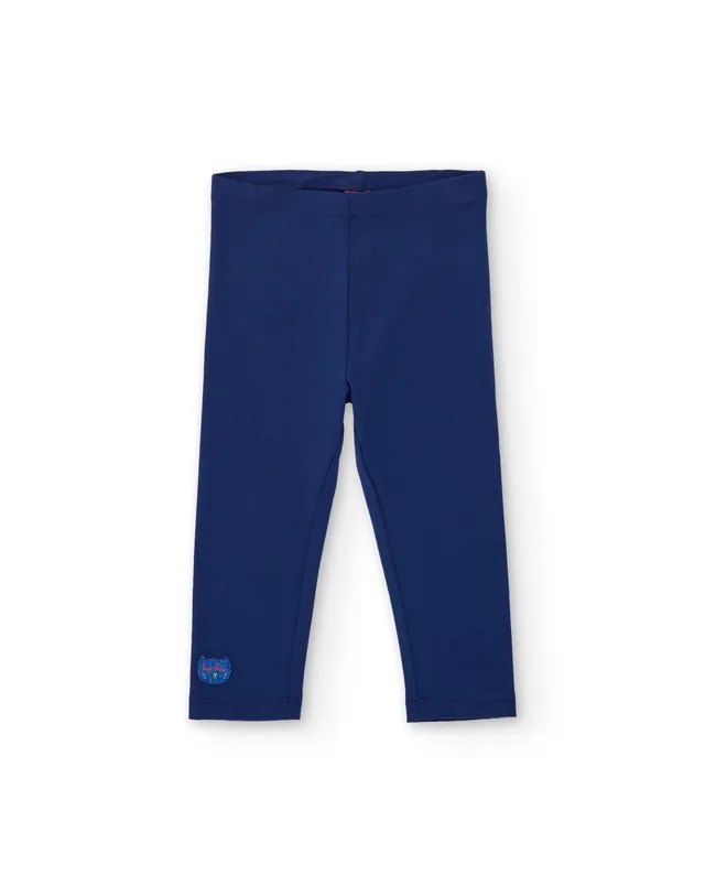 Tuc tuc Meow Meow leggings bambina blu elasticizzati