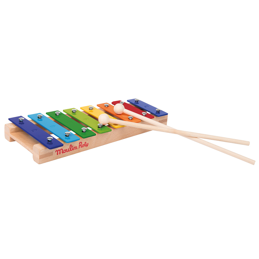 Moulin Roty Les Popipop xilofono bambini con bacchette