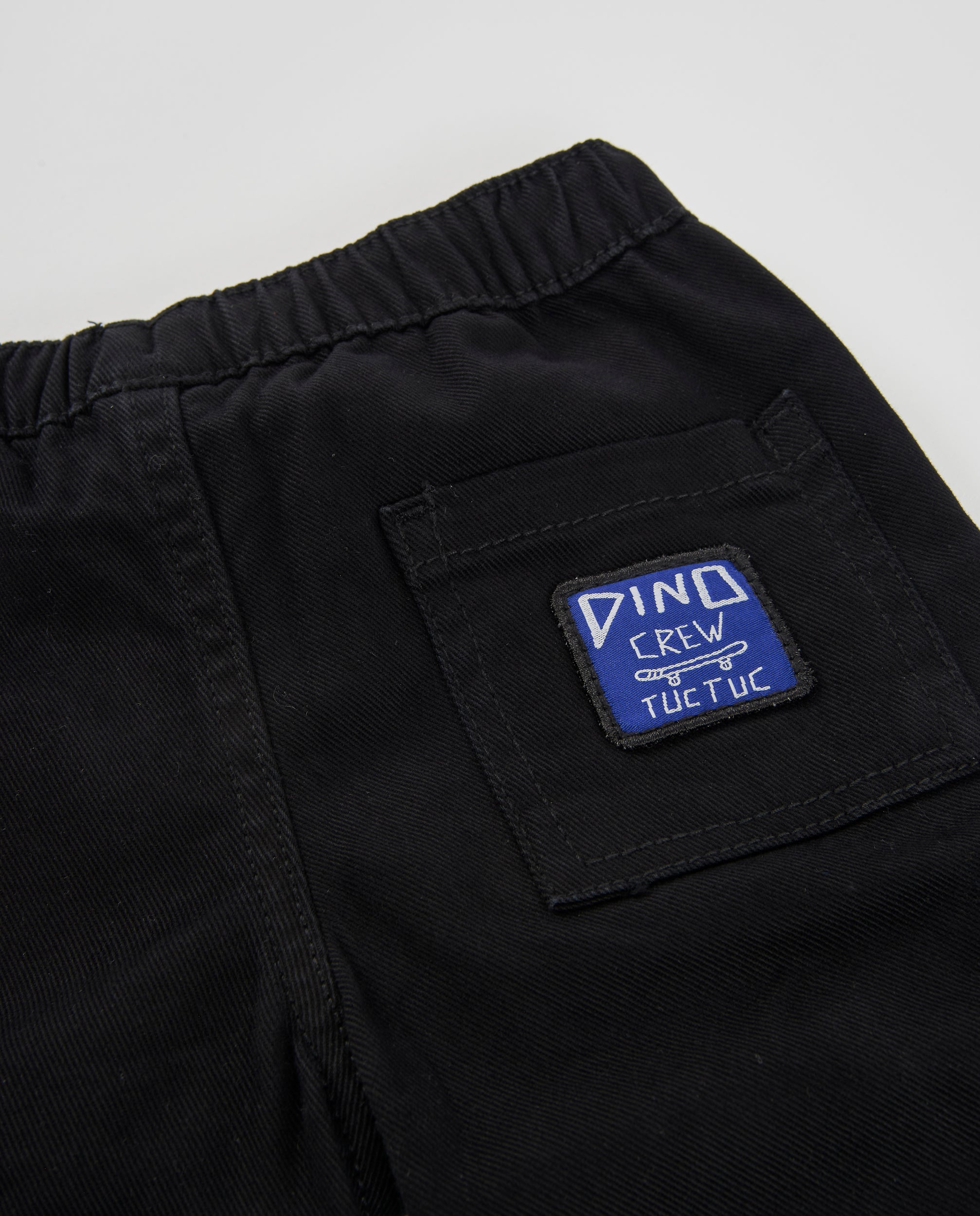 Tuc Tuc jogger bambino nero twill con tasche