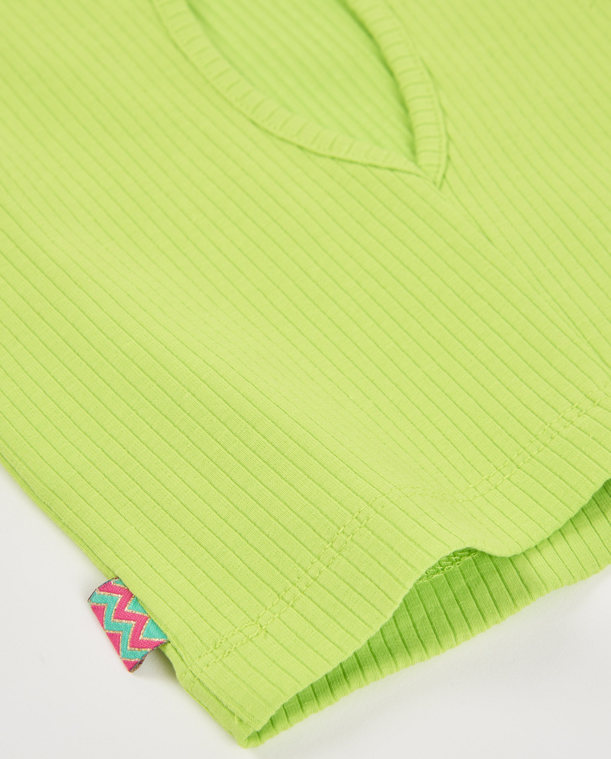 Tuc Tuc Top Bambina Verde Lime Canotta Costina