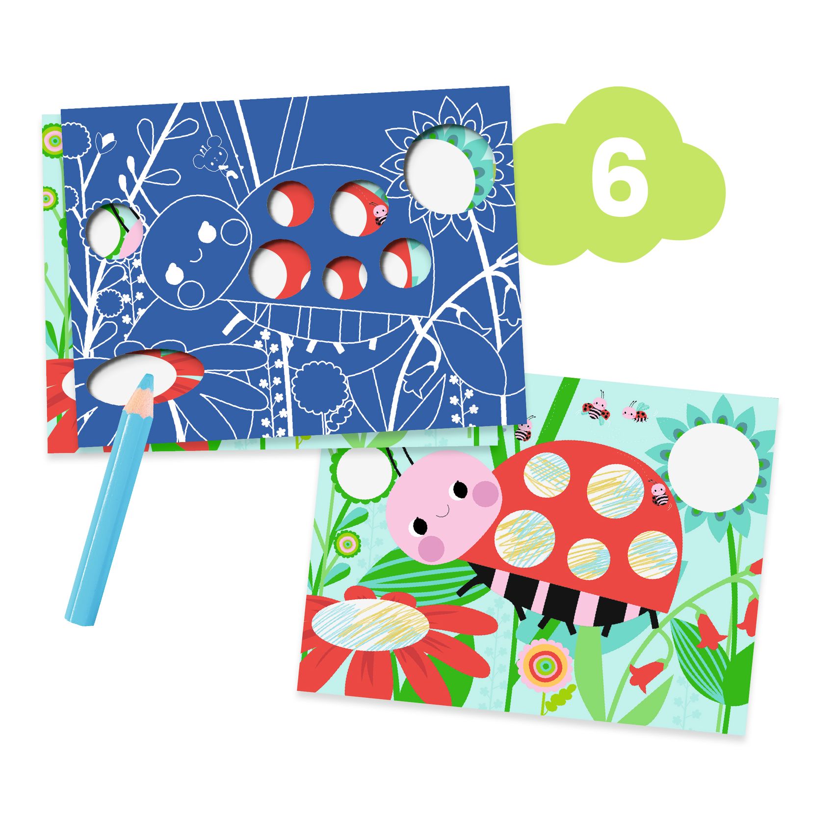 Djeco Set Artistico Multi Attività 18 Mesi 6 Attività