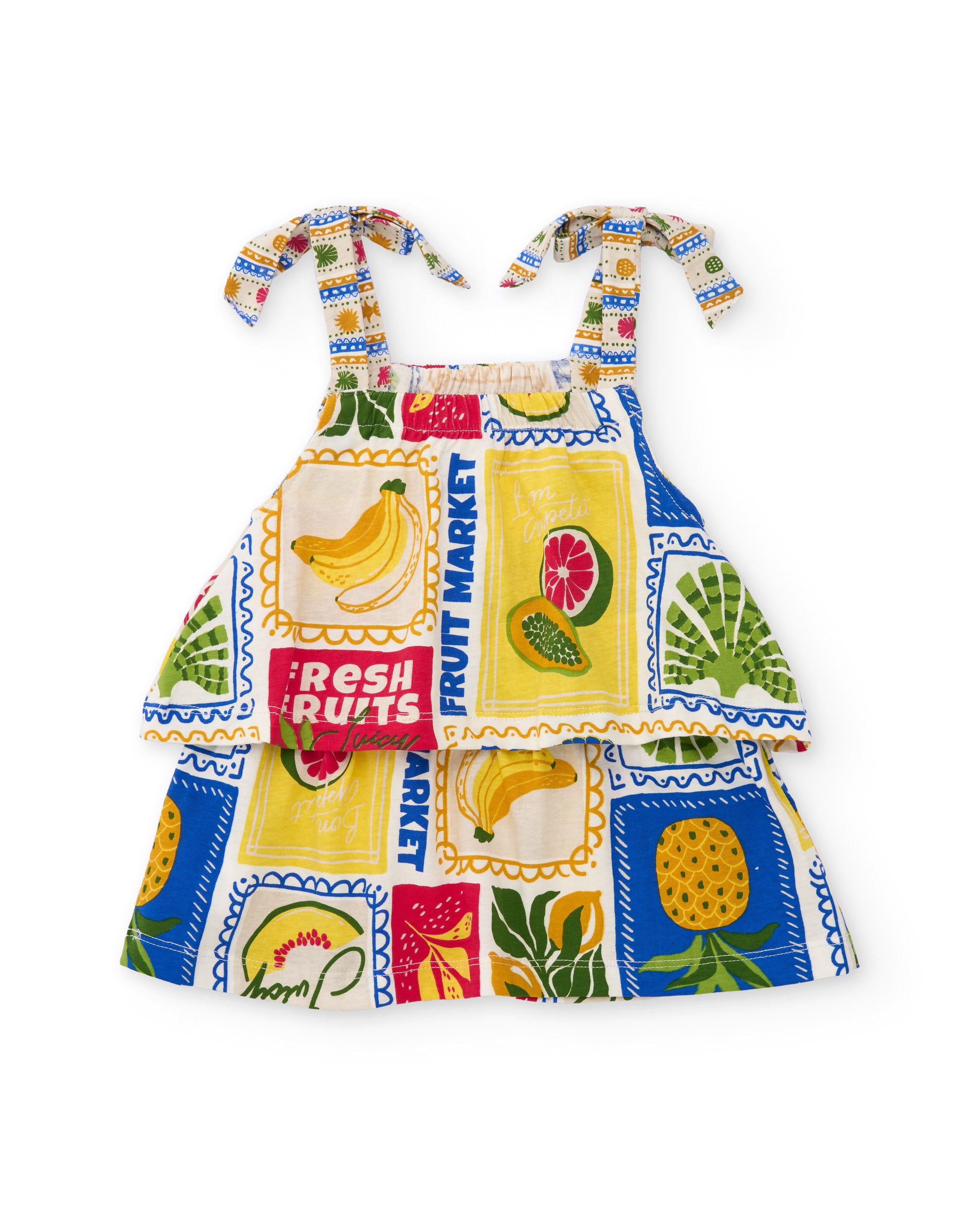 Tuc Tuc top bambina ecru stampa frutta
