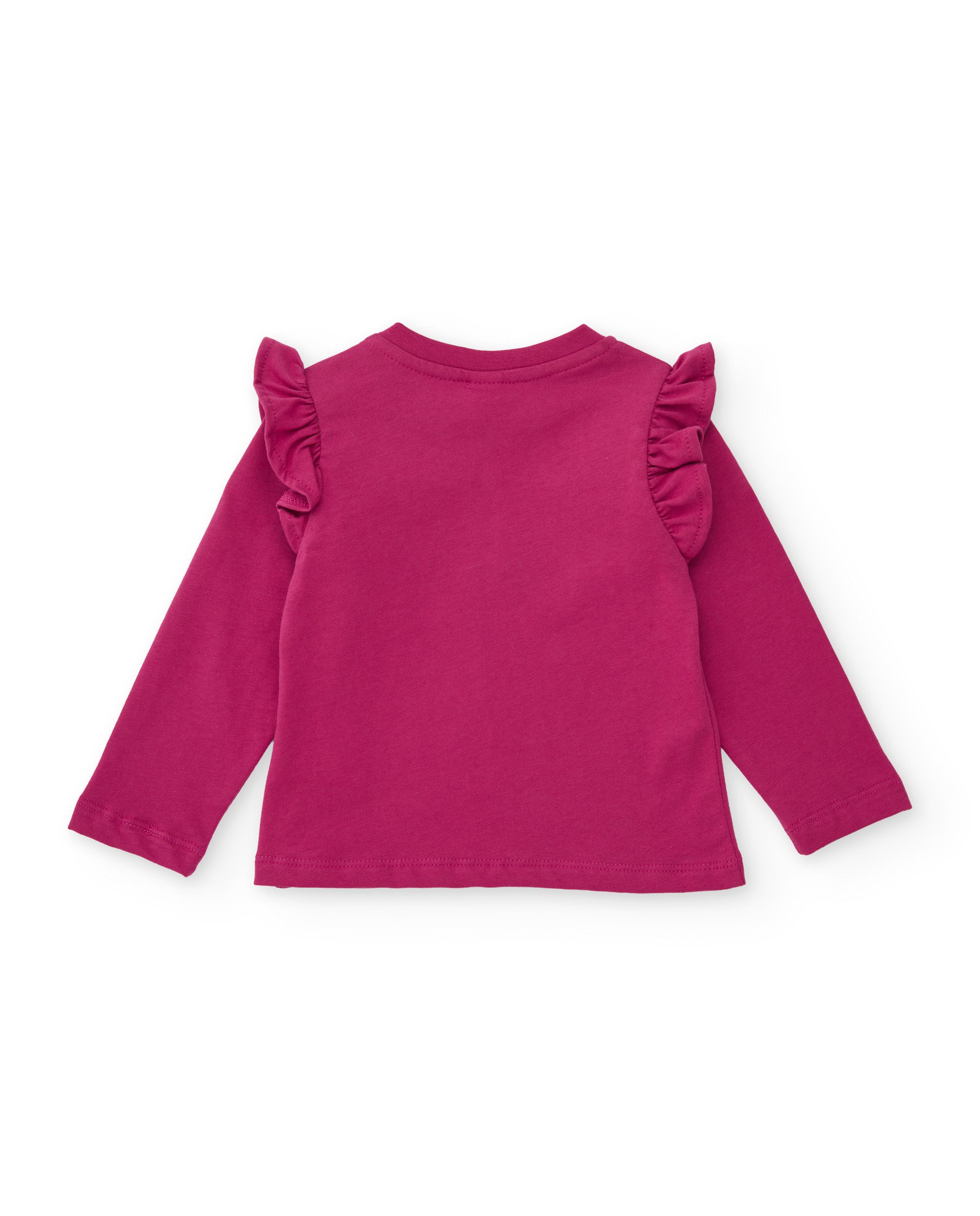 Tuc Tuc maglietta bambina maniche lunghe fucsia