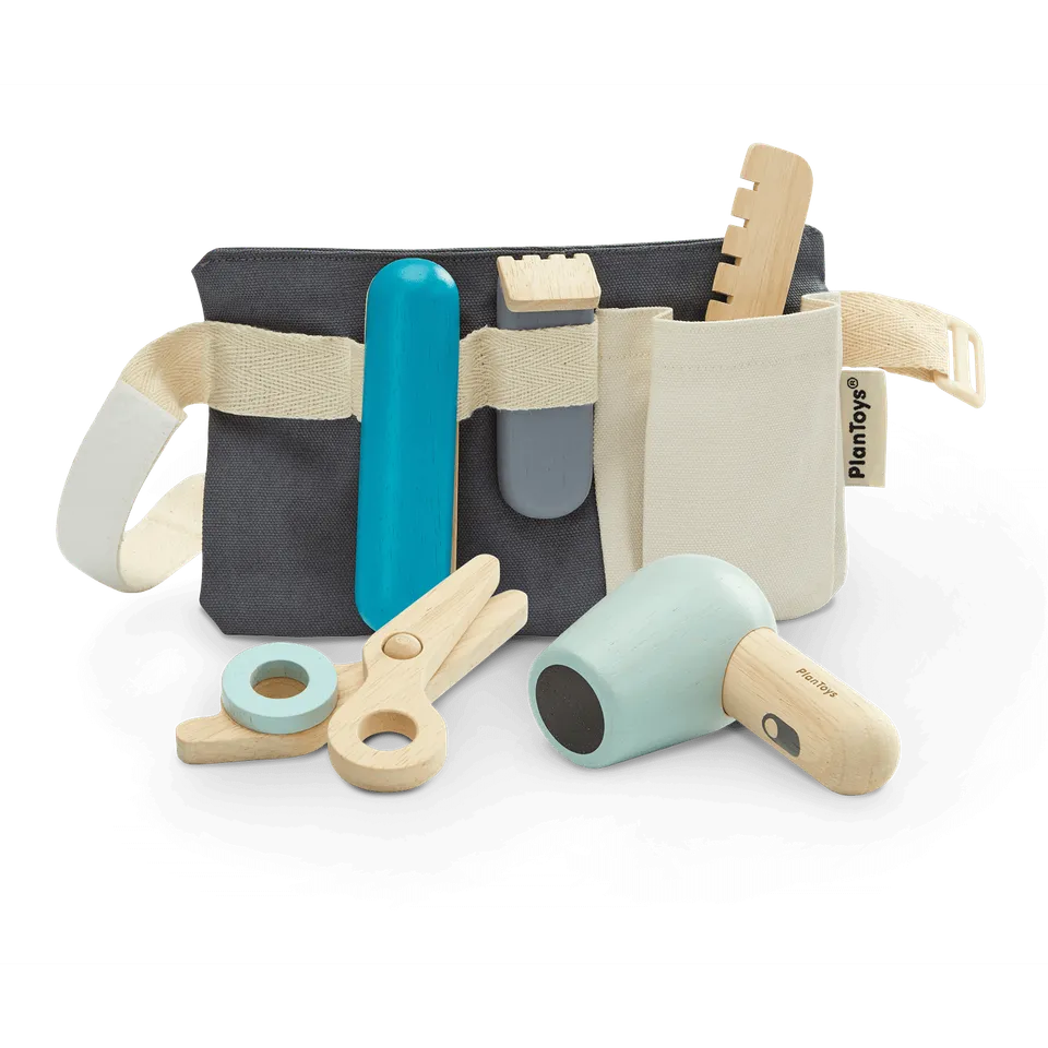 Plan Toys Hair Dresser Set gioco parrucchiere in legno