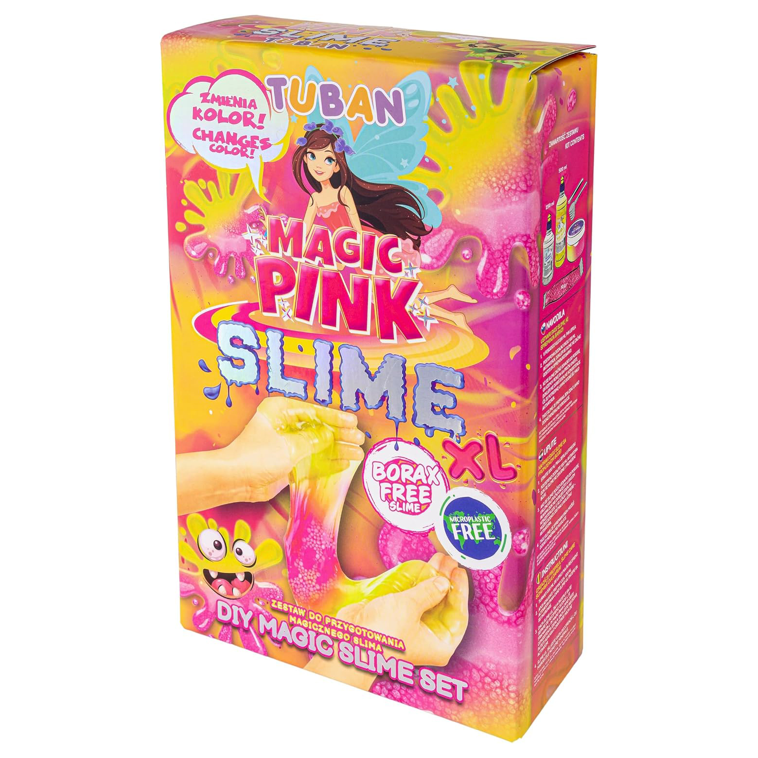Tuban XL Pink kit slime cambia colore fai da te