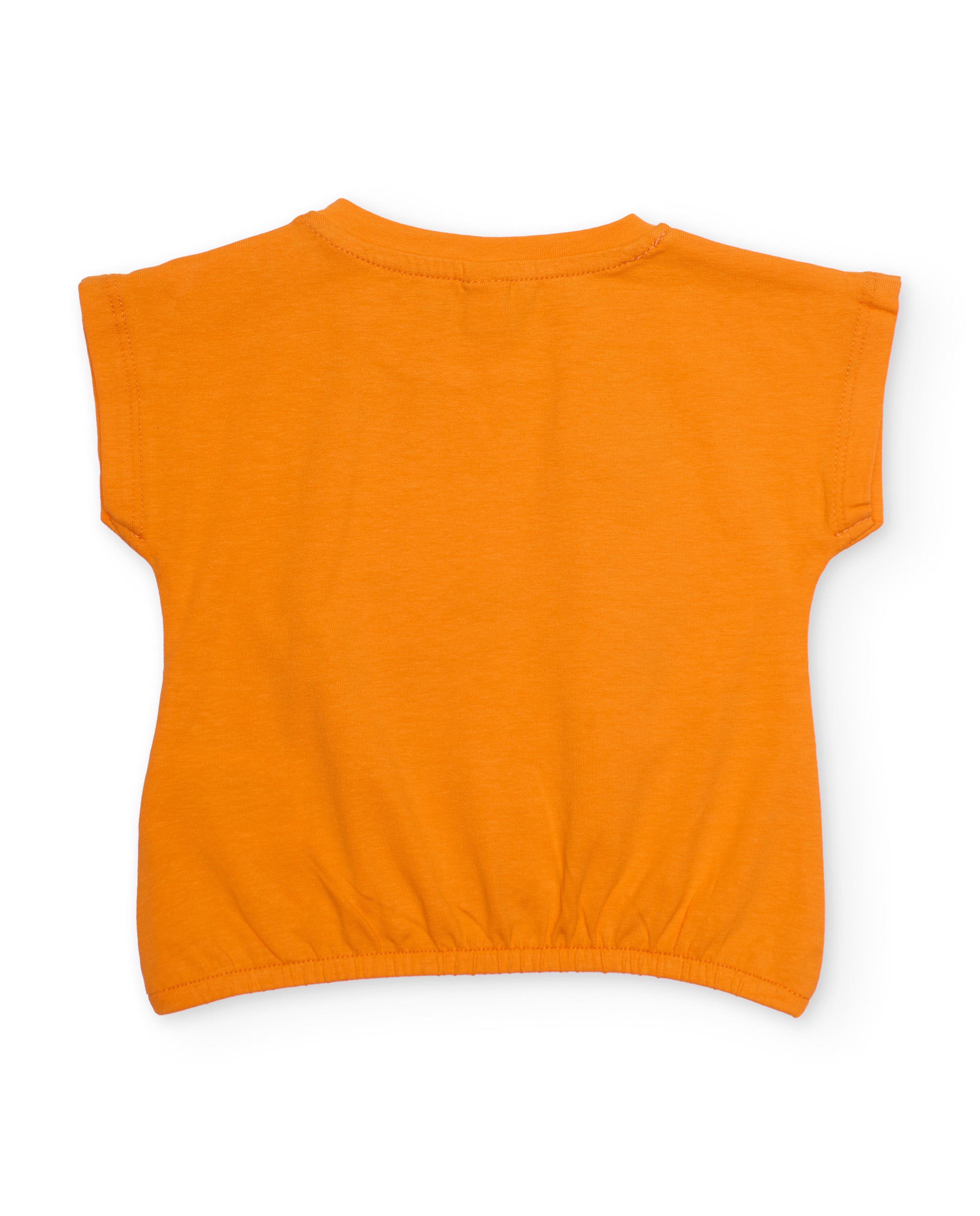 Tuc Tuc completo bambina maglia shorts arancione