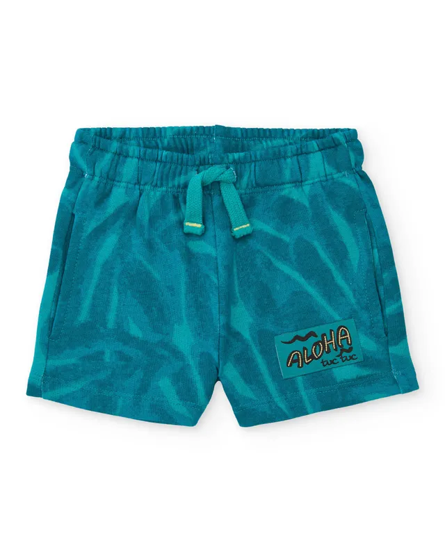 Tuc Tuc bermuda bimbo turchese tasche maglina