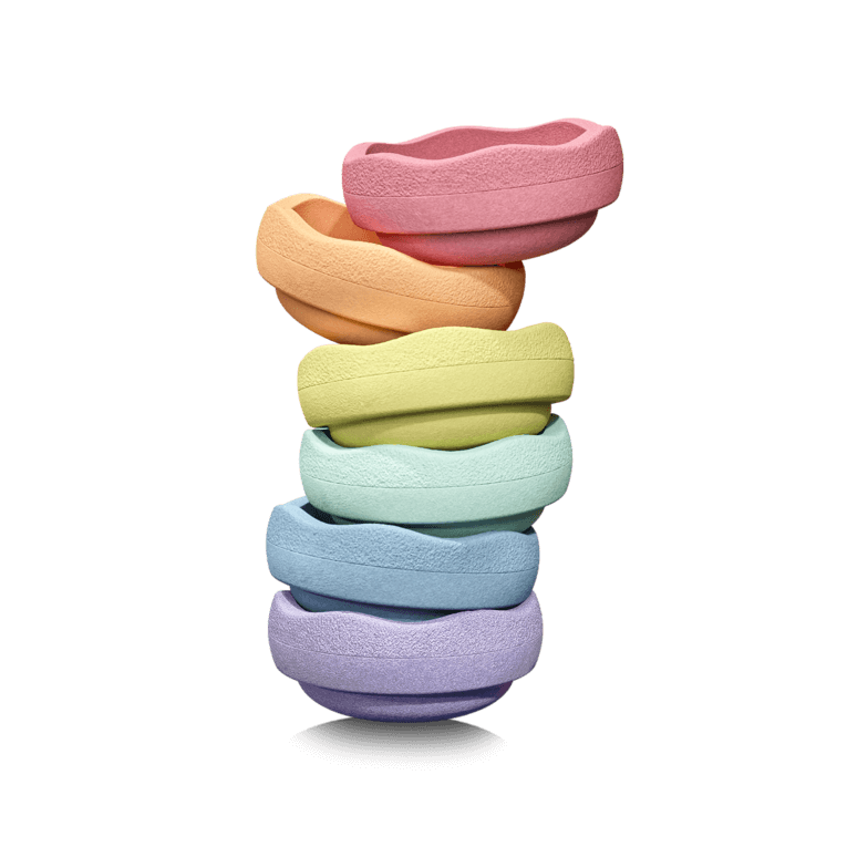 Stapelstein Original Pastel elementi impilabili set 6 pezzi