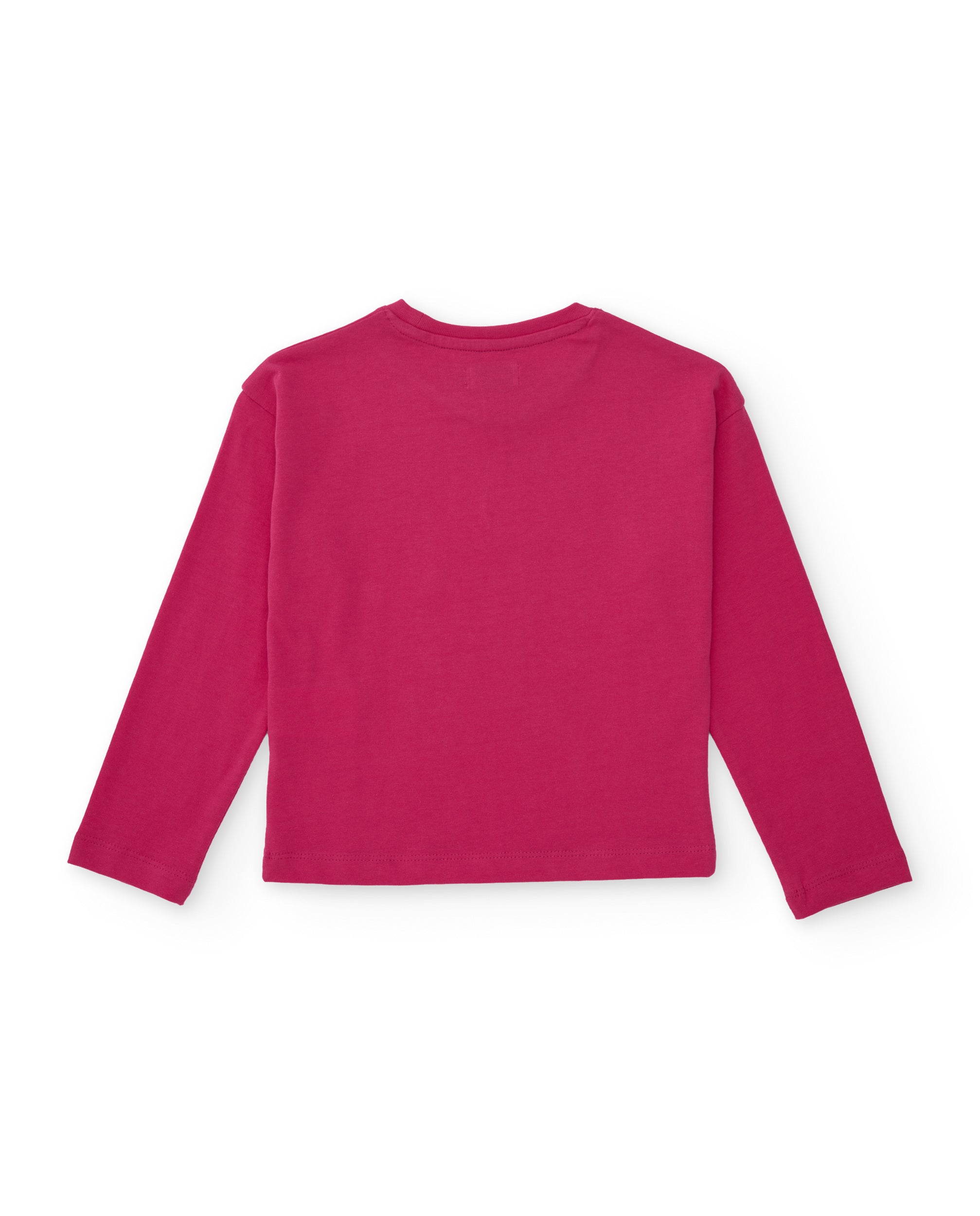 Tuc Tuc maglietta bimba fucsia orso Love manica lunga
