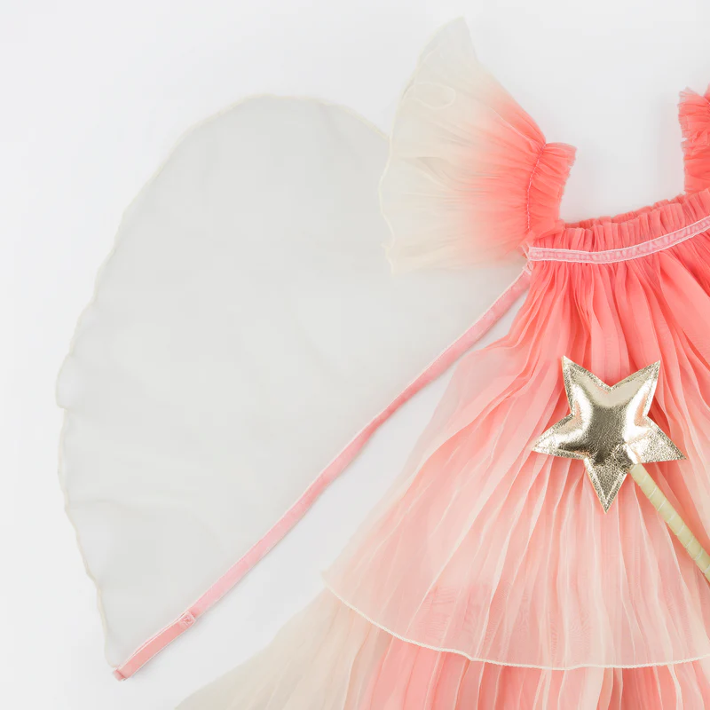 Meri Meri Fairy costume fata tulle 5-6 anni arcobaleno