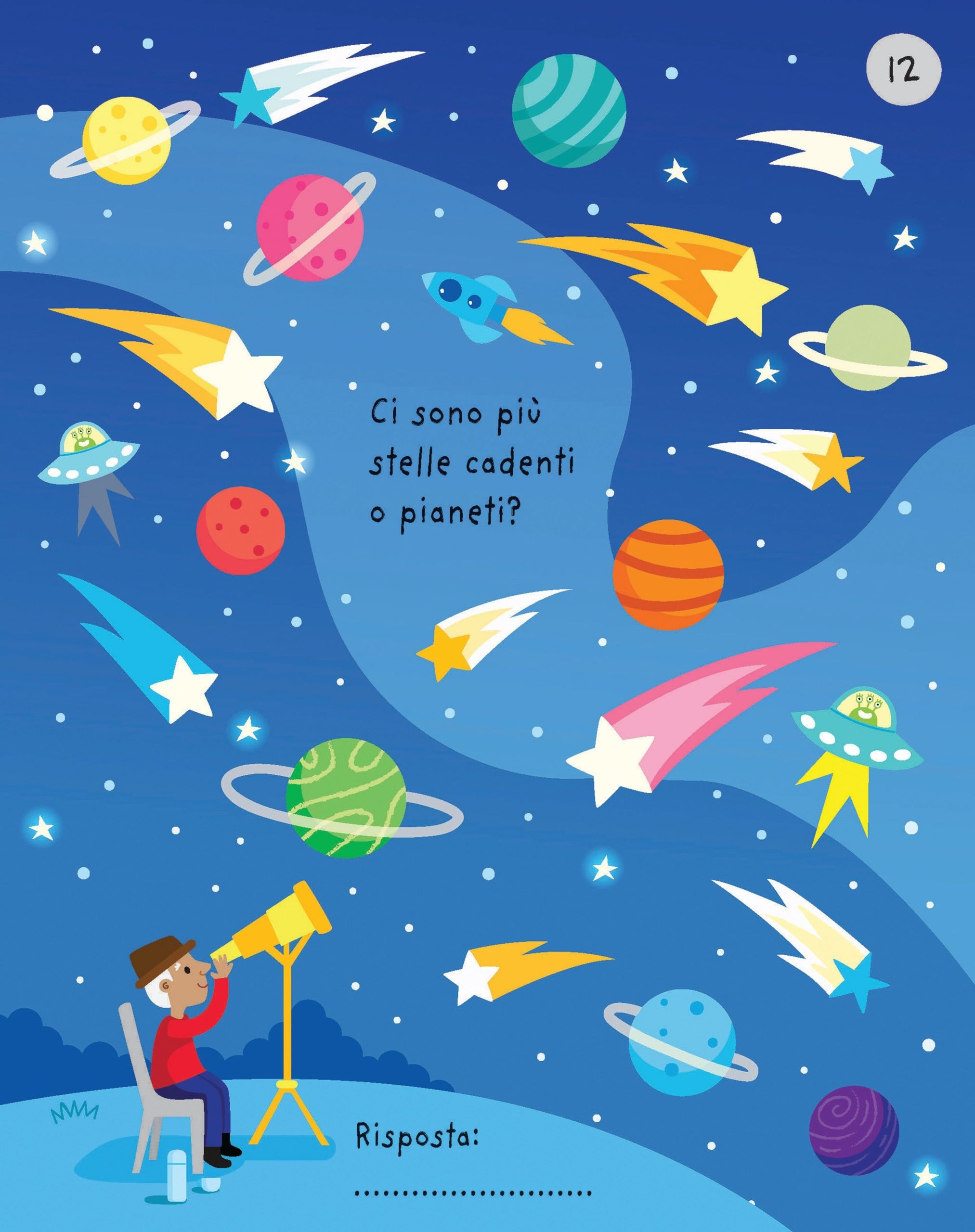Usborne Scaccia-Noia Lo Spazio Blocco Attività 100 Pagine
