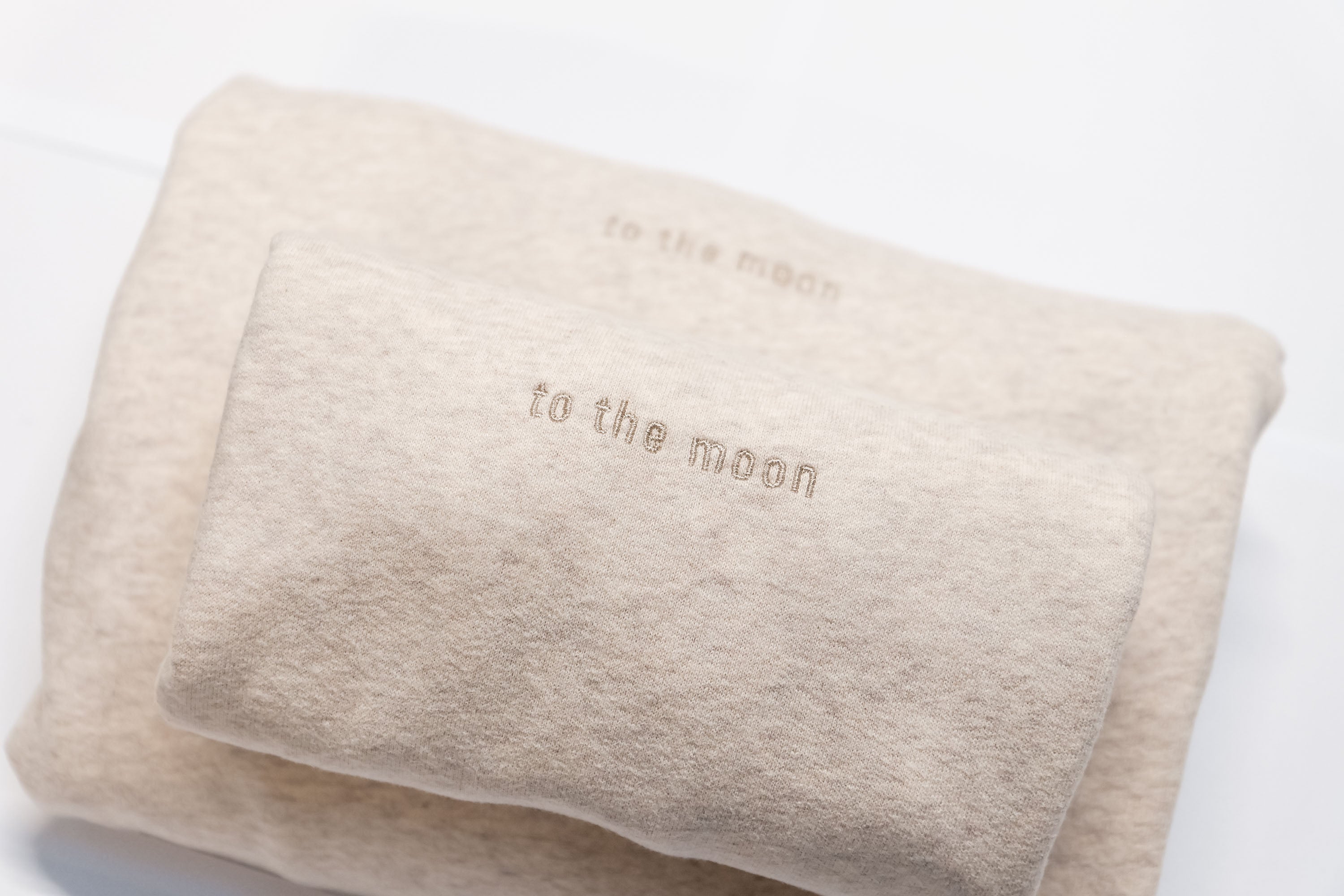 Ella and Rapha To The Moon felpa beige taglia unica in cotone
