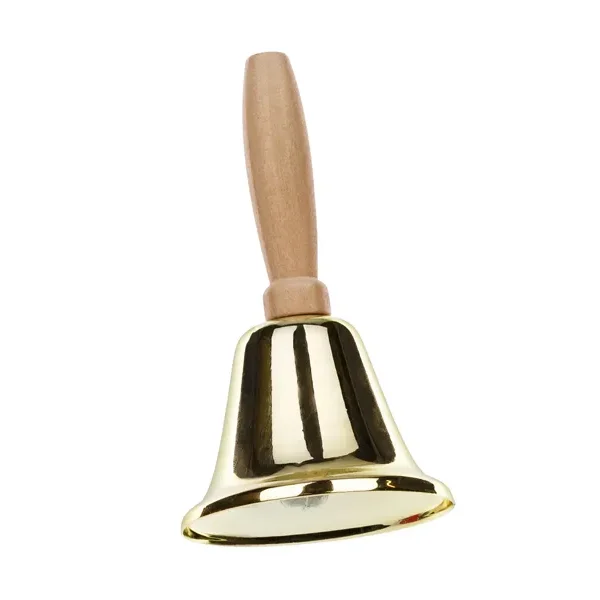 PartyDeco campanello Babbo Natale oro 11 cm