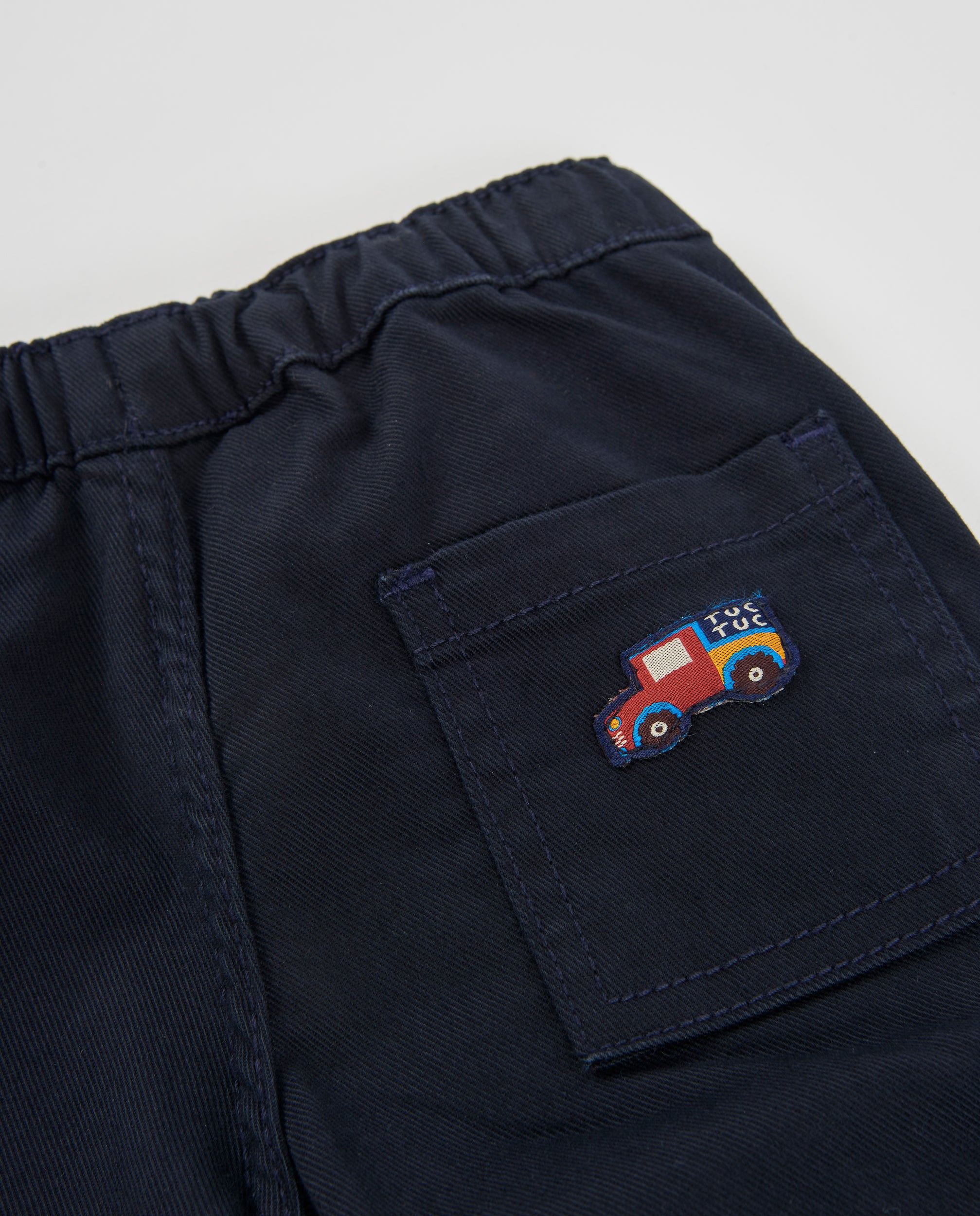 Tuc Tuc Good Wood pantalone cargo bimbo blu marino tasche