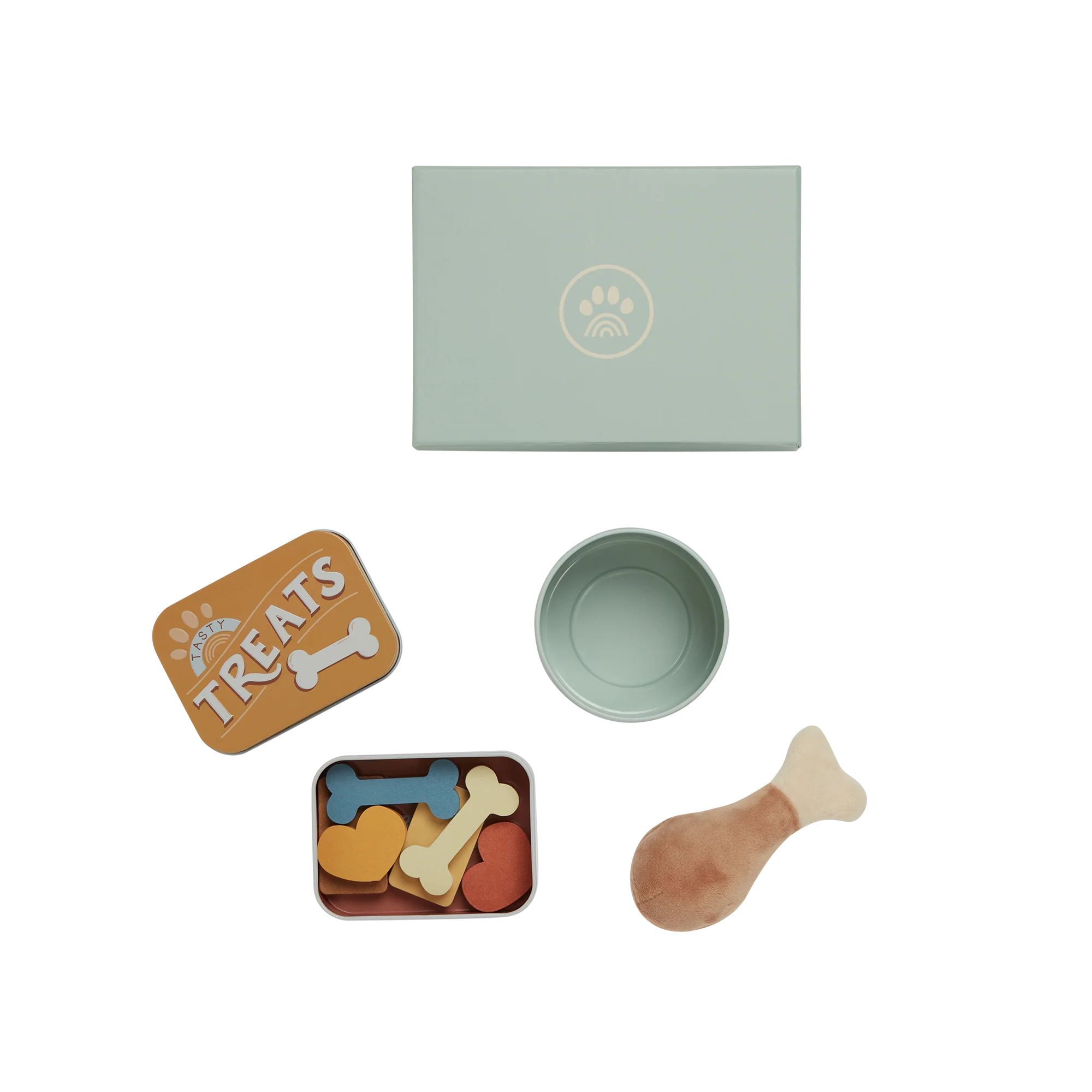 OlliElla Dinkum Dogs Goodie Set accessori magnetici legno