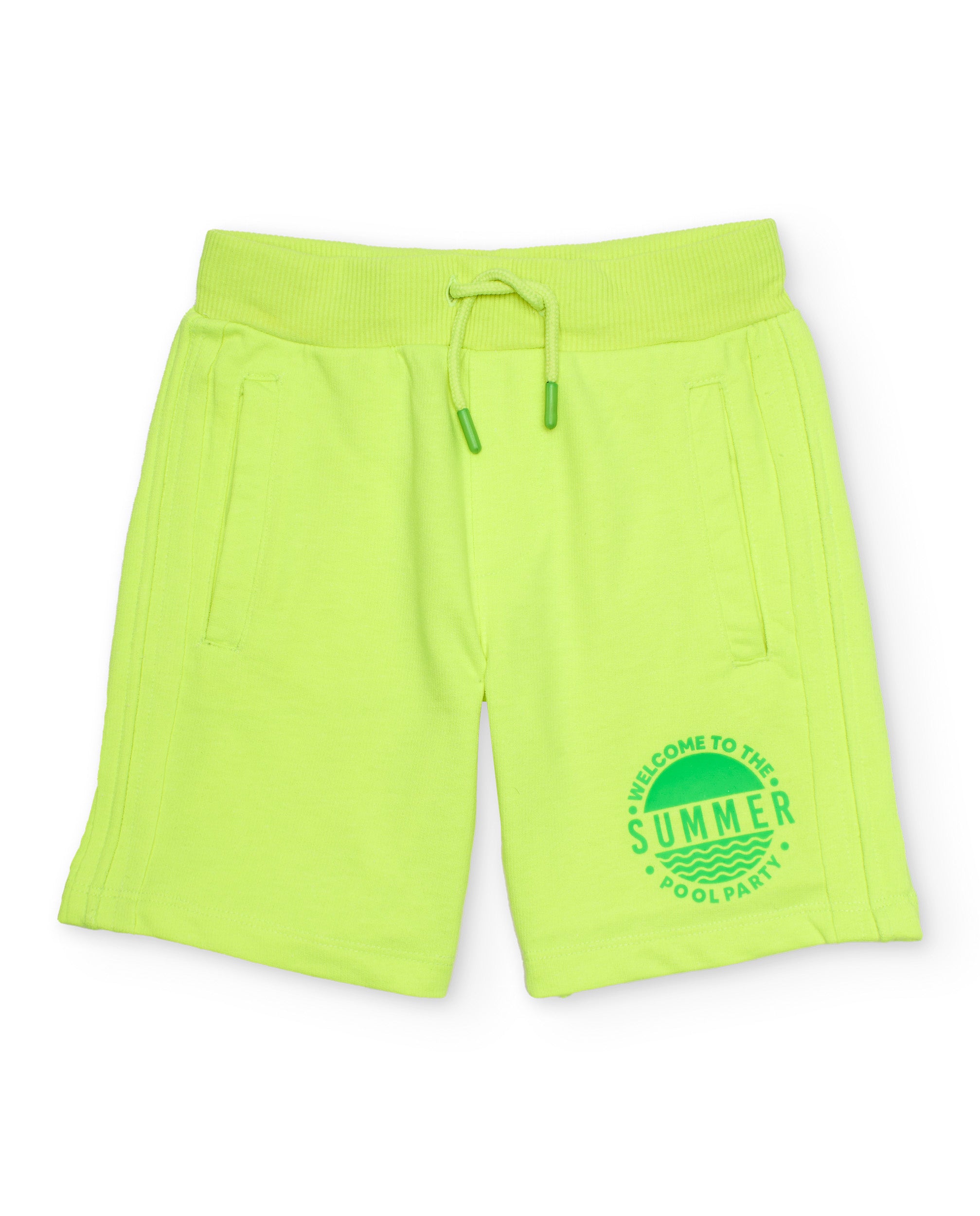 Tuc Tuc bermuda bambino verde lime coulisse regolabile