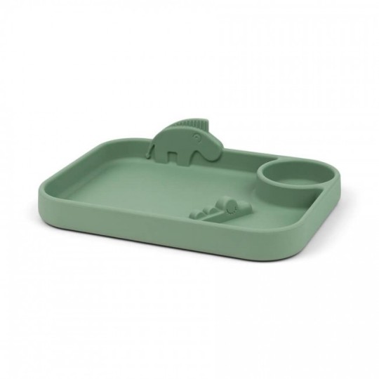 Done by Deer Peekaboo piatto silicone scomparti 21,5 cm antiscivolo