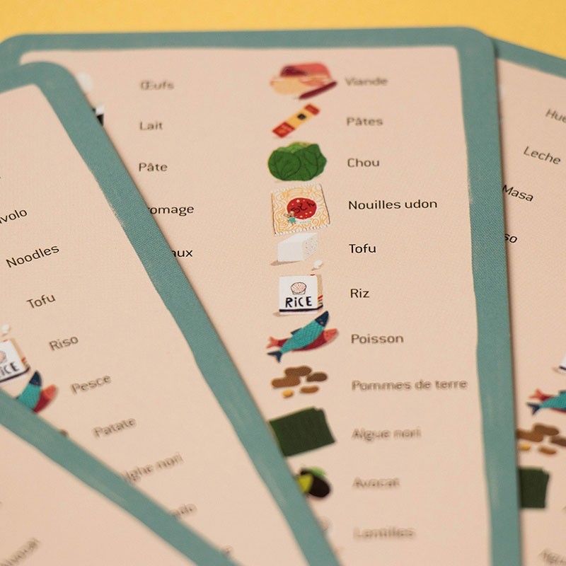 Londji A La Cuisine gioco da tavolo di carte cucina