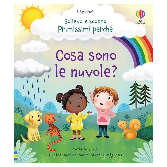 Usborne Cosa sono le nuvole? libro con alette bambini
