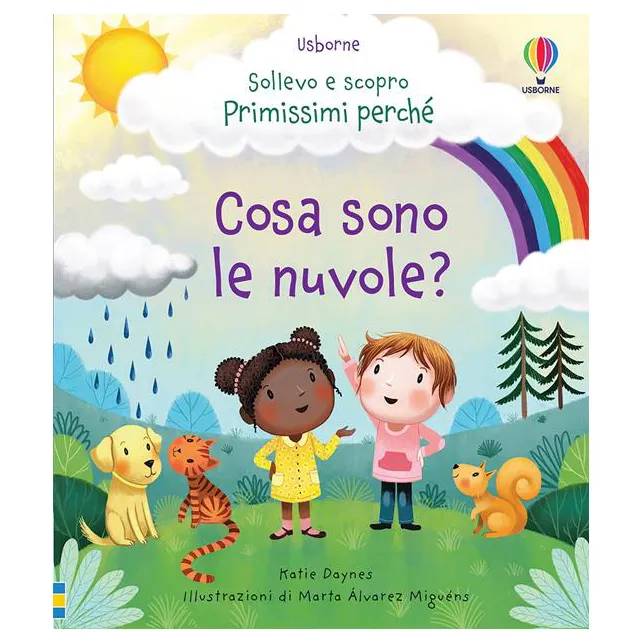 Usborne Cosa sono le nuvole? libro con alette bambini