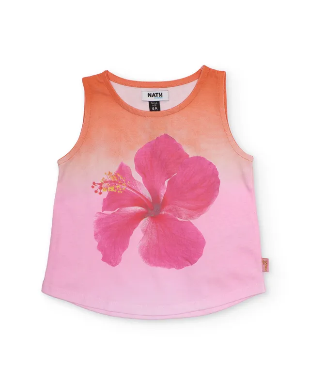 Tuc Tuc canotta bambina ibisco cotone rosa