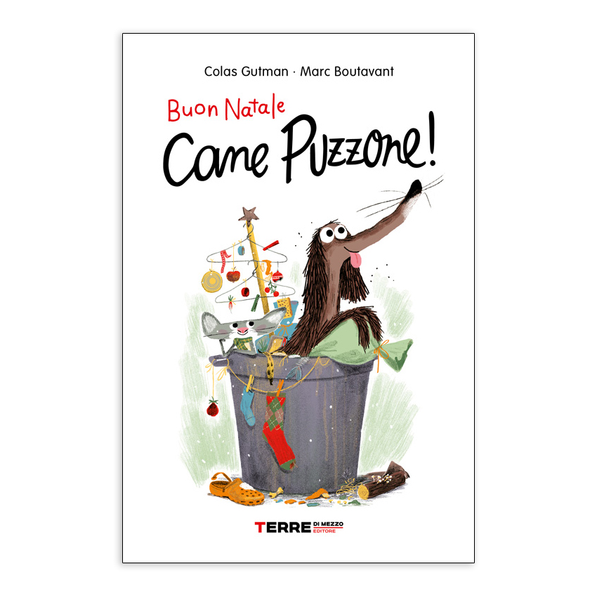 Terre di Mezzo Cane Puzzone Buon Natale libro bambini copertina rigida