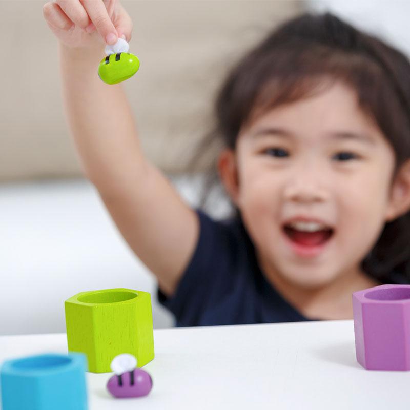Plan Toys Beehives gioco in legno alveare colori