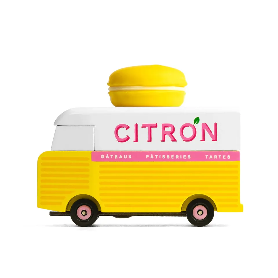 Candylab Candycar Y Macaron Van macchinina legno