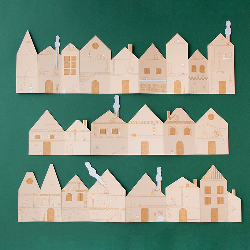 Londji Chez Moi cartella stickers 185 adesivi rimovibili