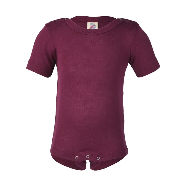Engel Nature body manica corta lana seta orchidea